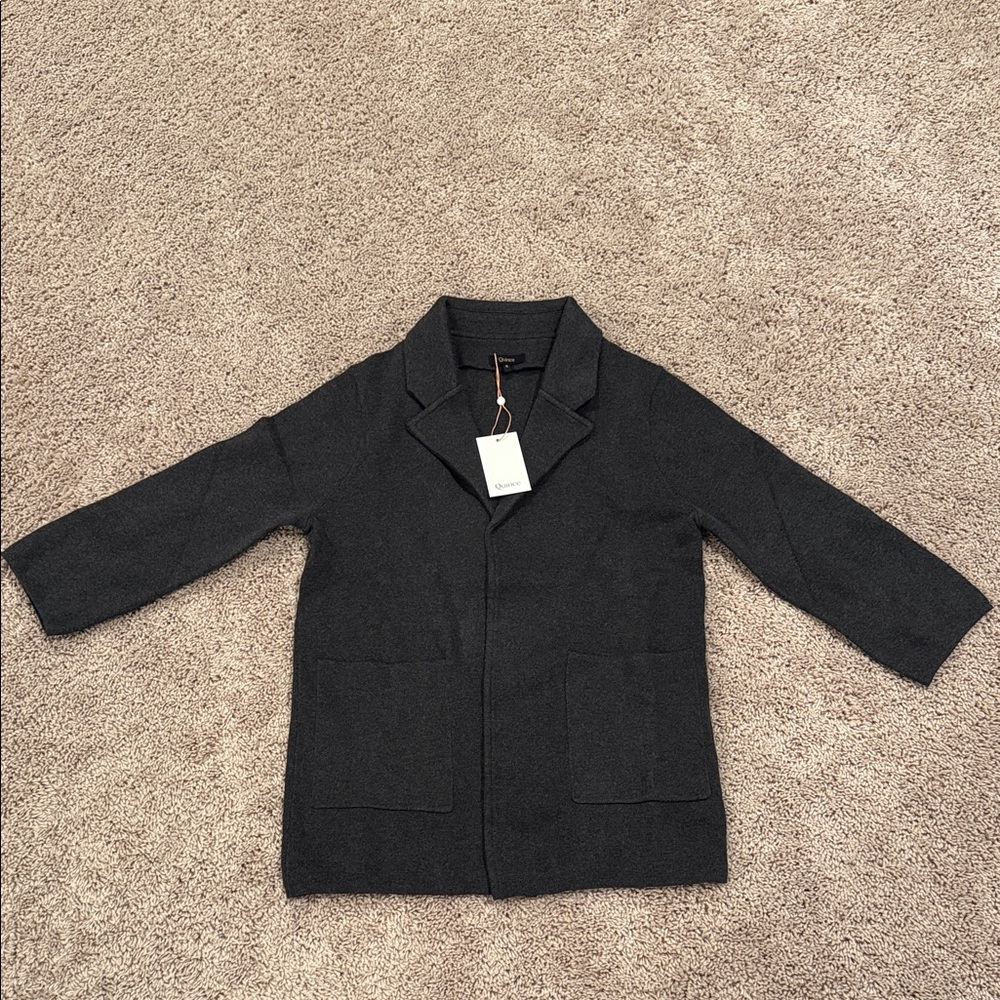 Quince Dark Gray Blazer